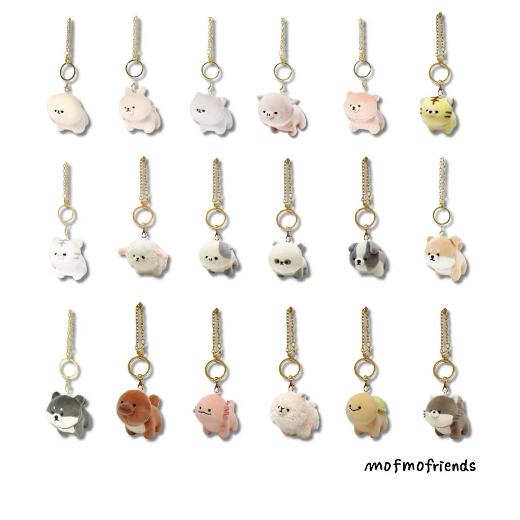 MofmoFriends Mini Plush Keychain