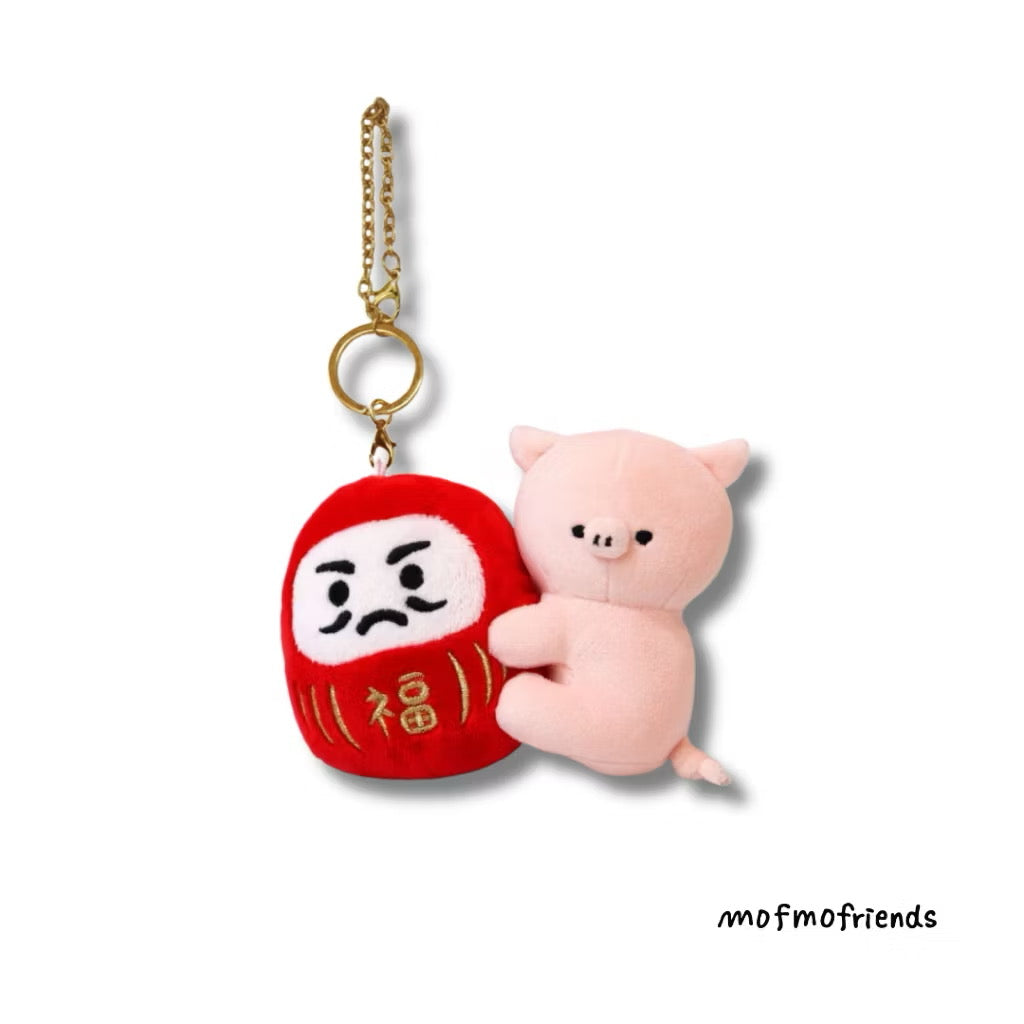 MofmoFriends Japan Series Hug Charm Keychain