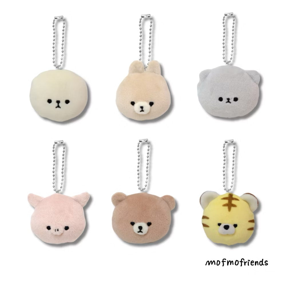 MofmoFriends Face Charm Keychain