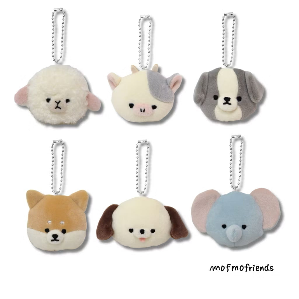 MofmoFriends Face Charm Keychain