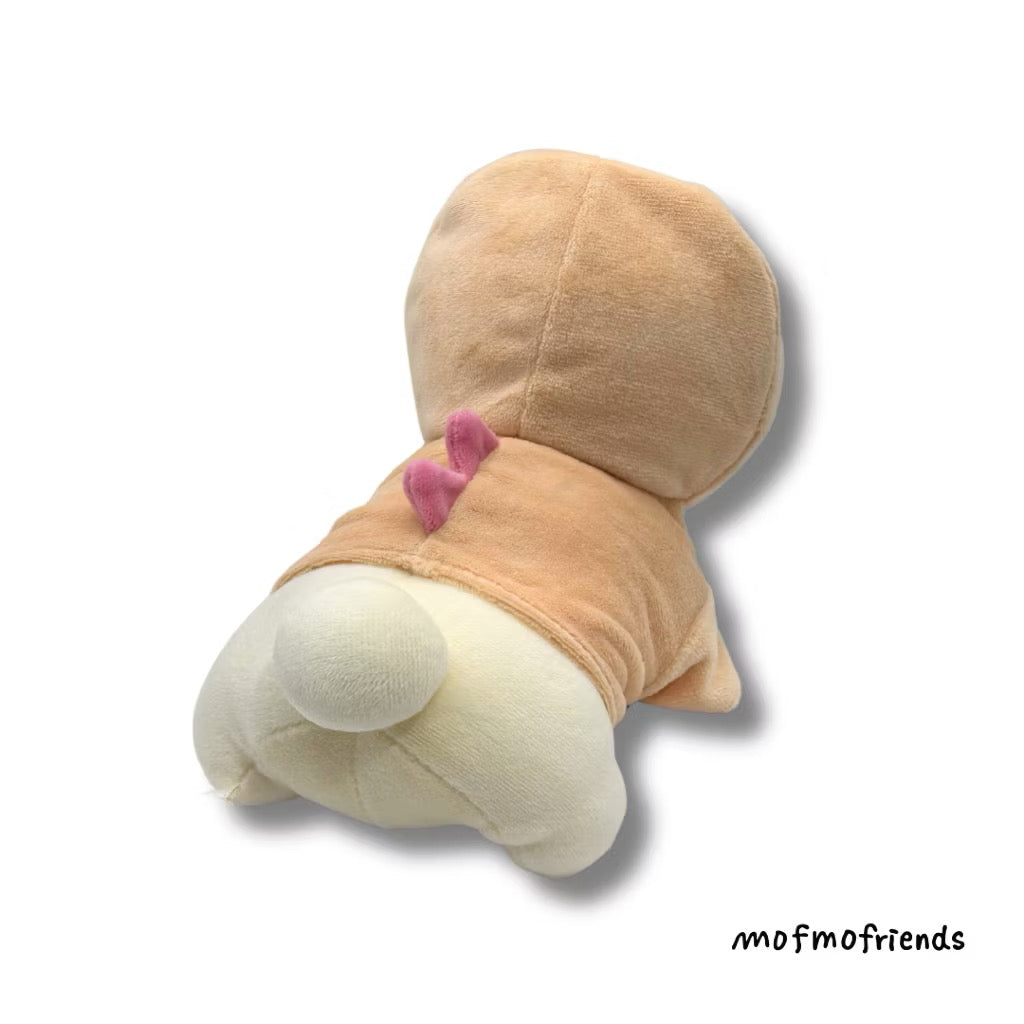 MofmoFriends Tyrannosaurus Dinosaur Plush Hoodie - Small