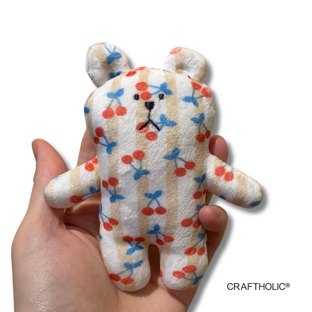 Craftholic Cherry Border Craft Mascot Plush Keychain