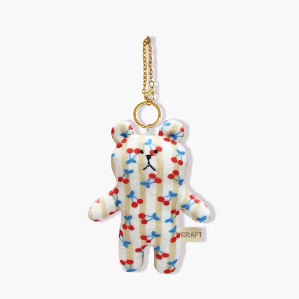 Craftholic Cherry Border Craft Mascot Plush Keychain