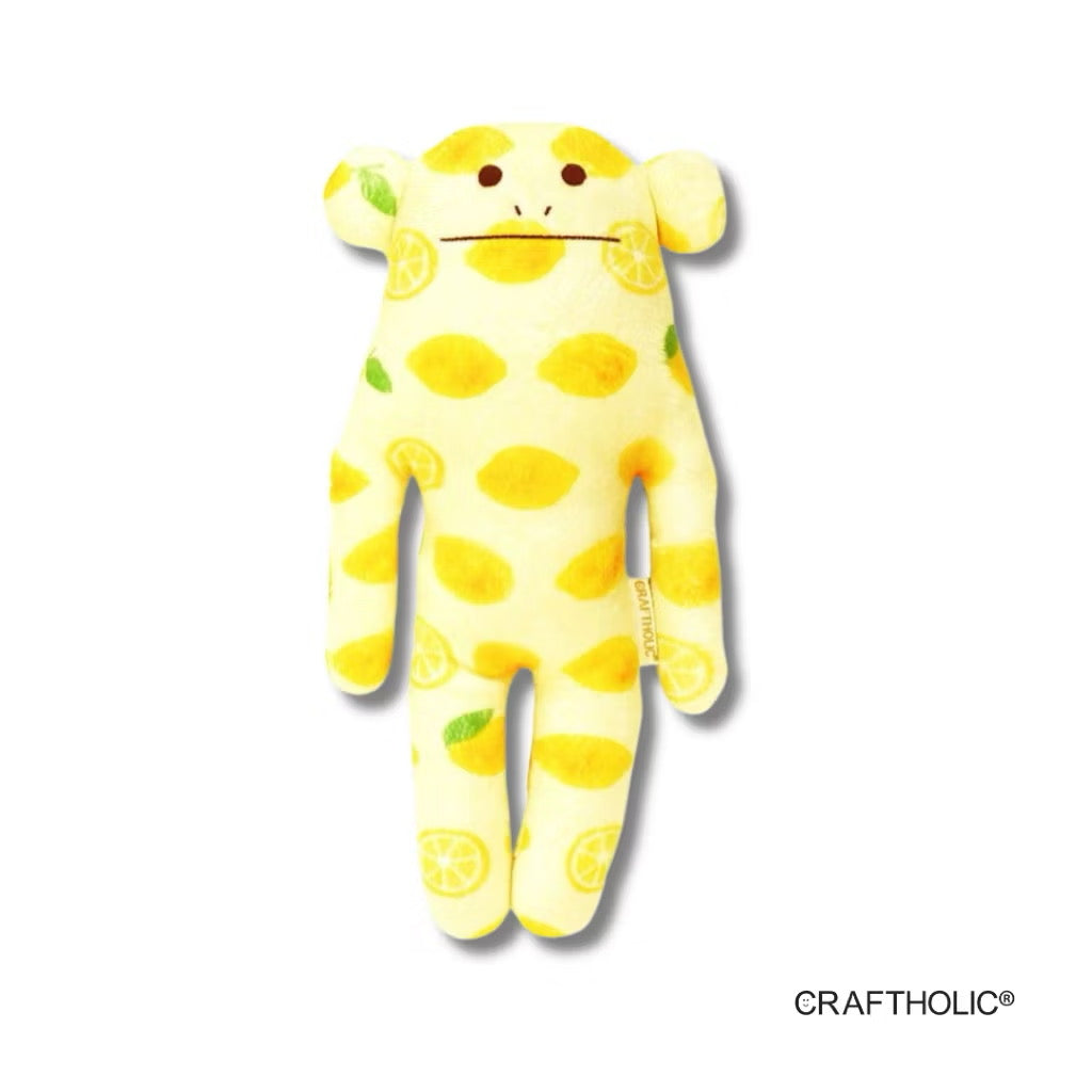 Craftholic Lemon Loris Hugging Cushion - Small