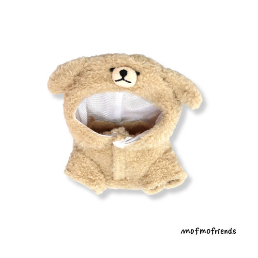 MofmoFriends Golden Retriever Dog Plush Hoodie - Small