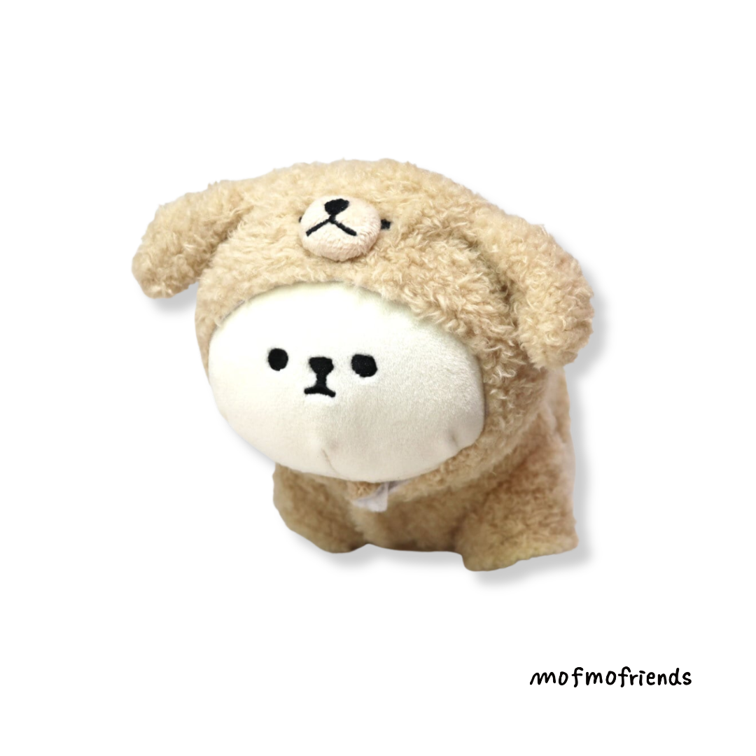 MofmoFriends Golden Retriever Dog Plush Hoodie - Small