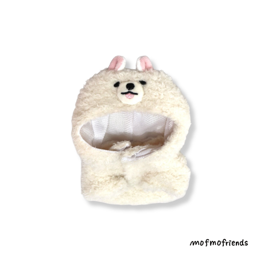 MofmoFriends Samoyed Dog Plush Hoodie - Small