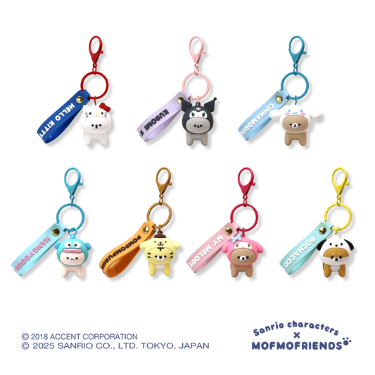 [Sanrio X MofmoFriends] Nakayoshi PVC Keychain
