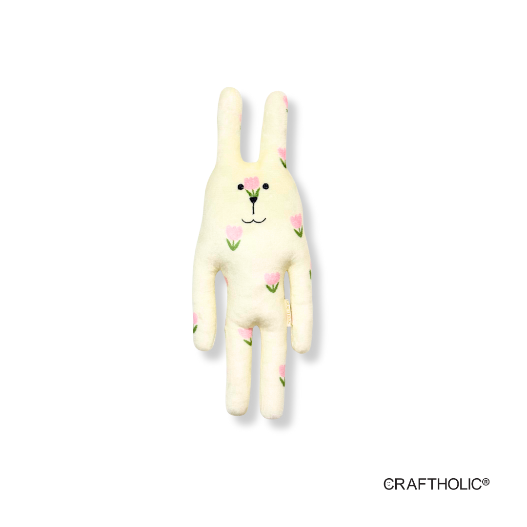 Craftholic Tulip Rab Hugging Cushion