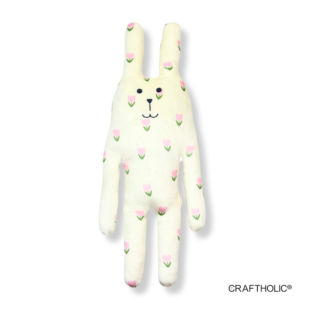 Craftholic Tulip Rab Hugging Cushion