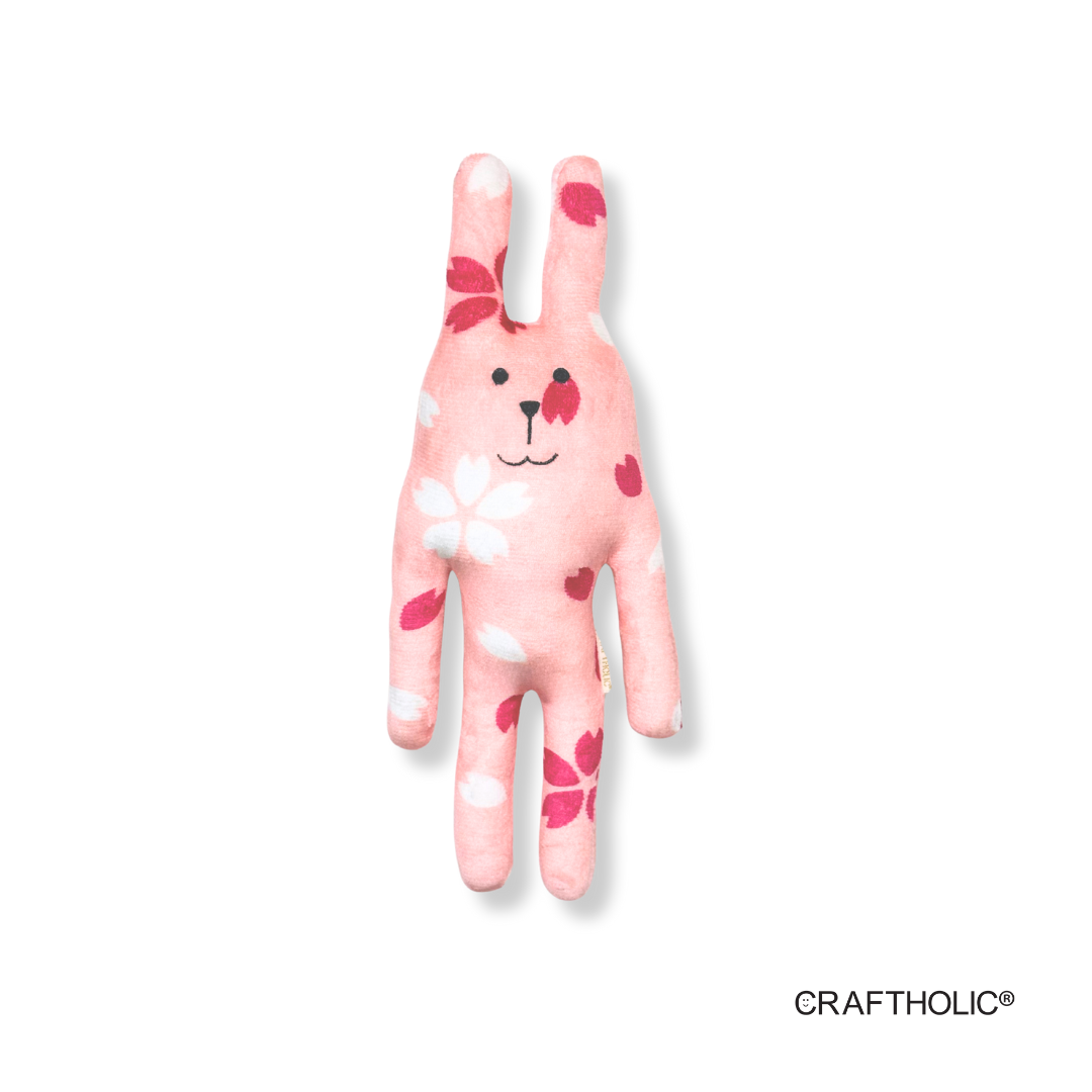 Craftholic Sakura Rab Hugging Cushion