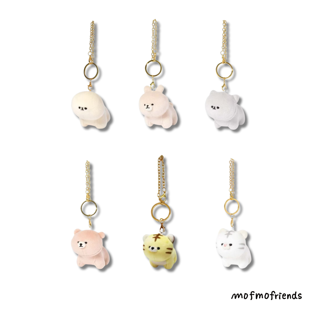 MofmoFriends Mini Plush Keychain