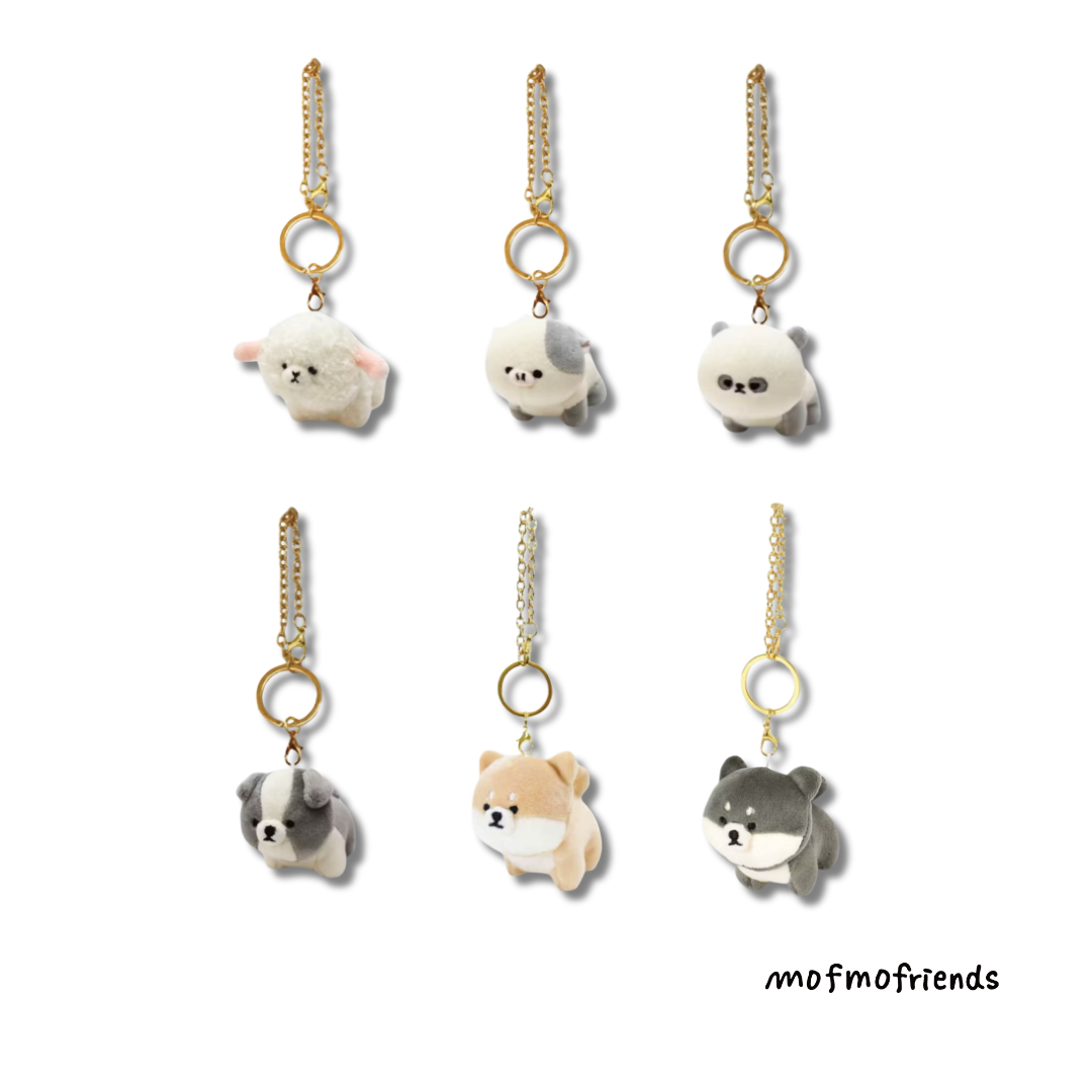 MofmoFriends Mini Plush Keychain
