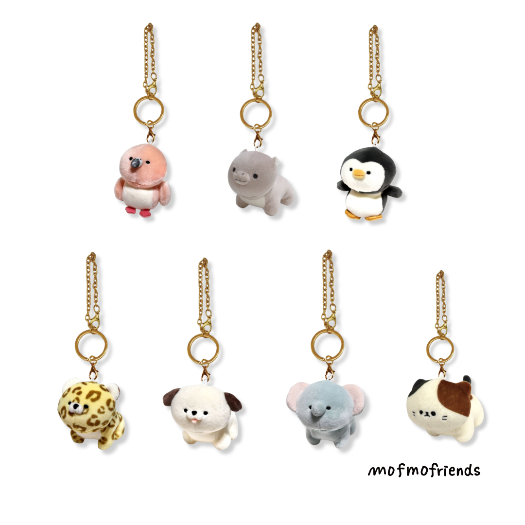 MofmoFriends Mini Plush Keychain