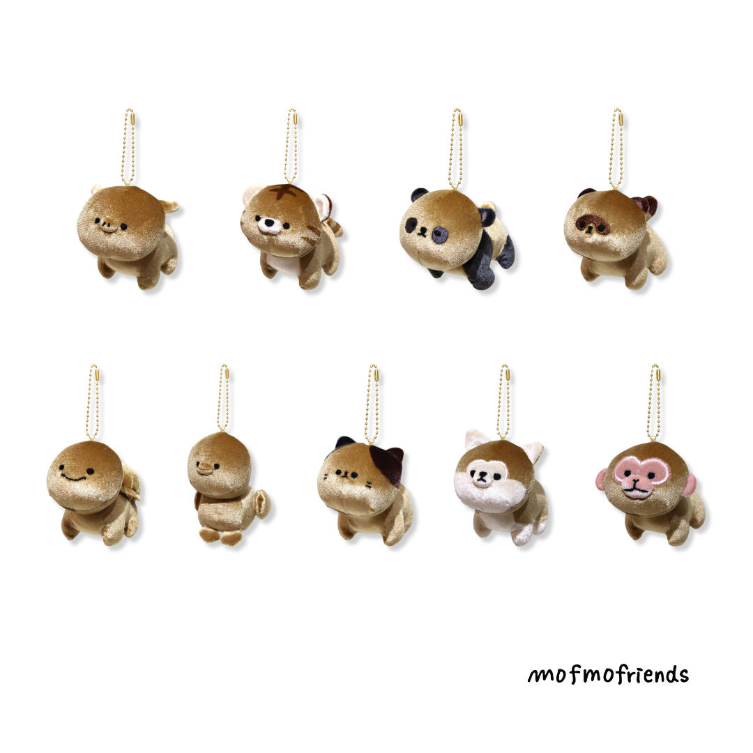 MofmoFriends Golden Lucky Plush Mascot Charm