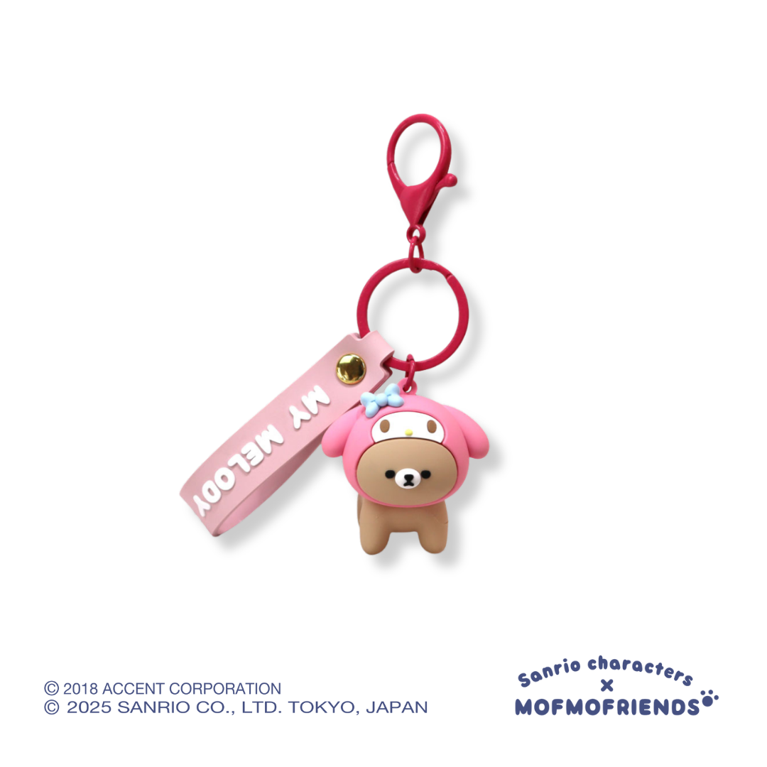 [Sanrio X MofmoFriends] Nakayoshi PVC Keychain