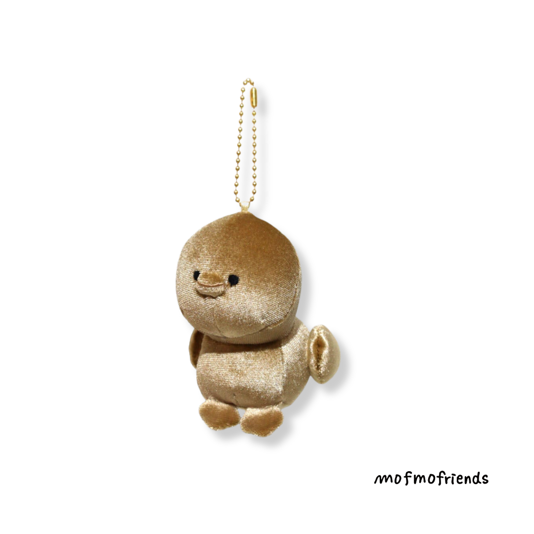 MofmoFriends Golden Lucky Plush Mascot Charm