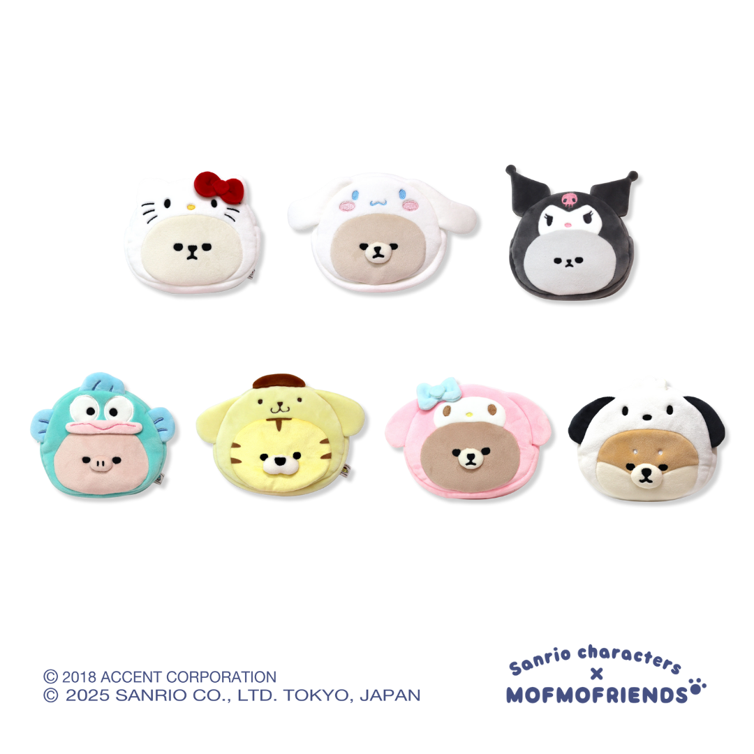 [Sanrio X MofmoFriends] Nakayoshi Face Pouch