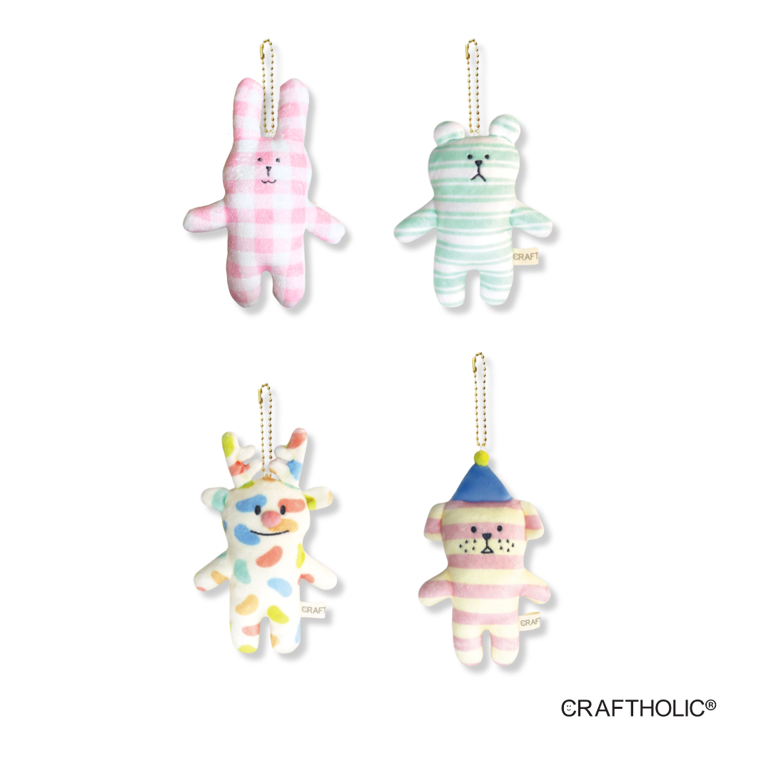 Craftholic Sugar Craft Mascot Plush Keychain