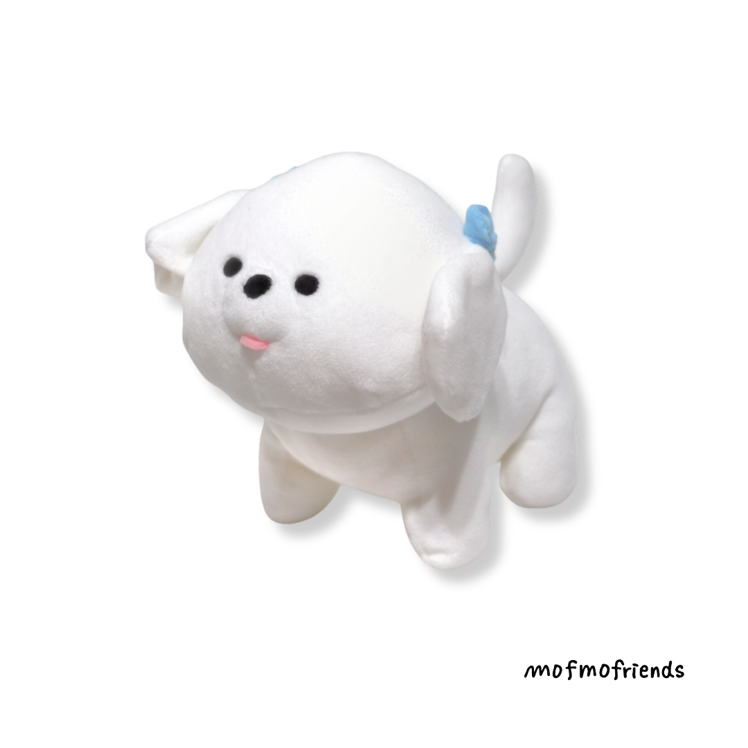 MofmoFriends Maltese Dog Plush - Small