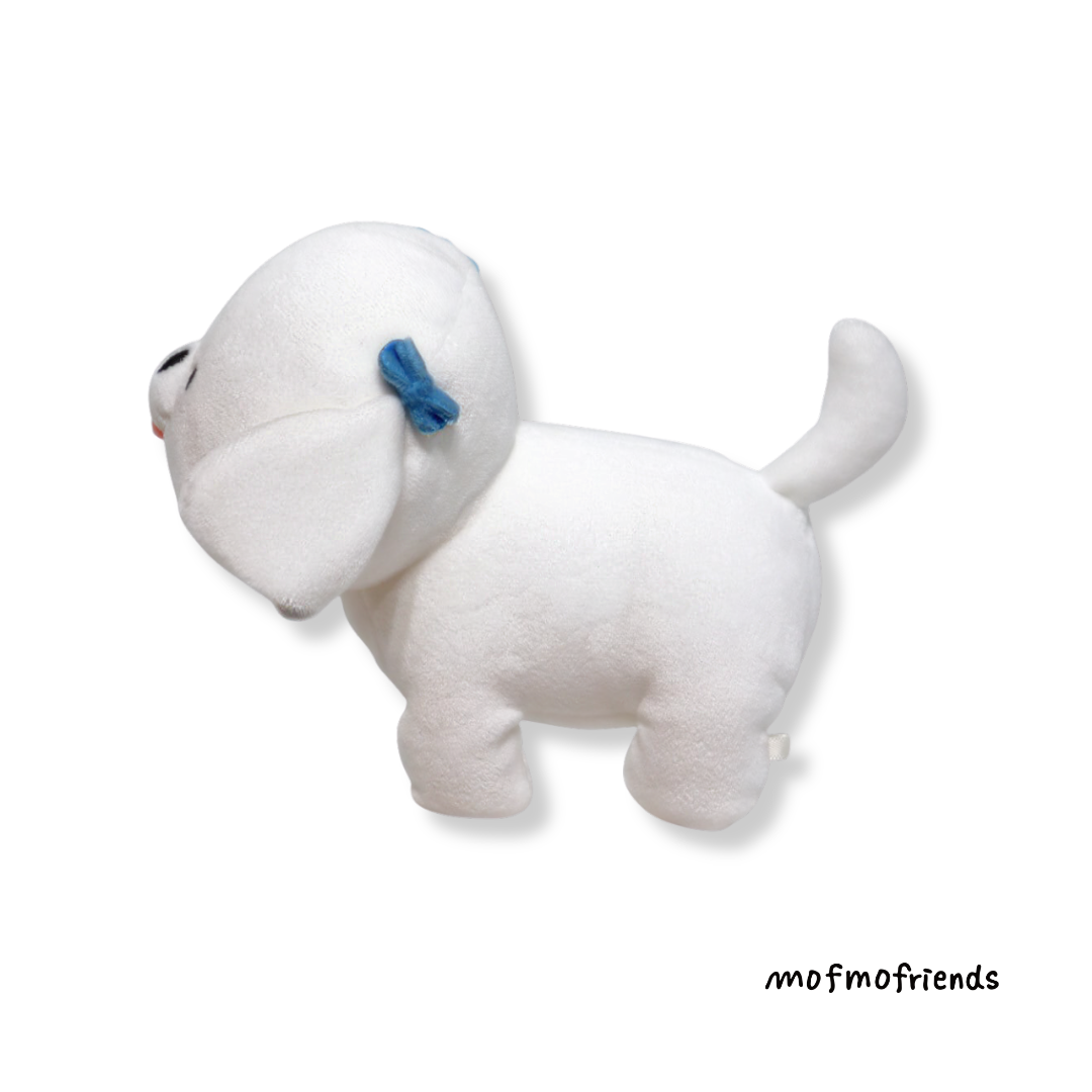 MofmoFriends Maltese Dog Plush - Small