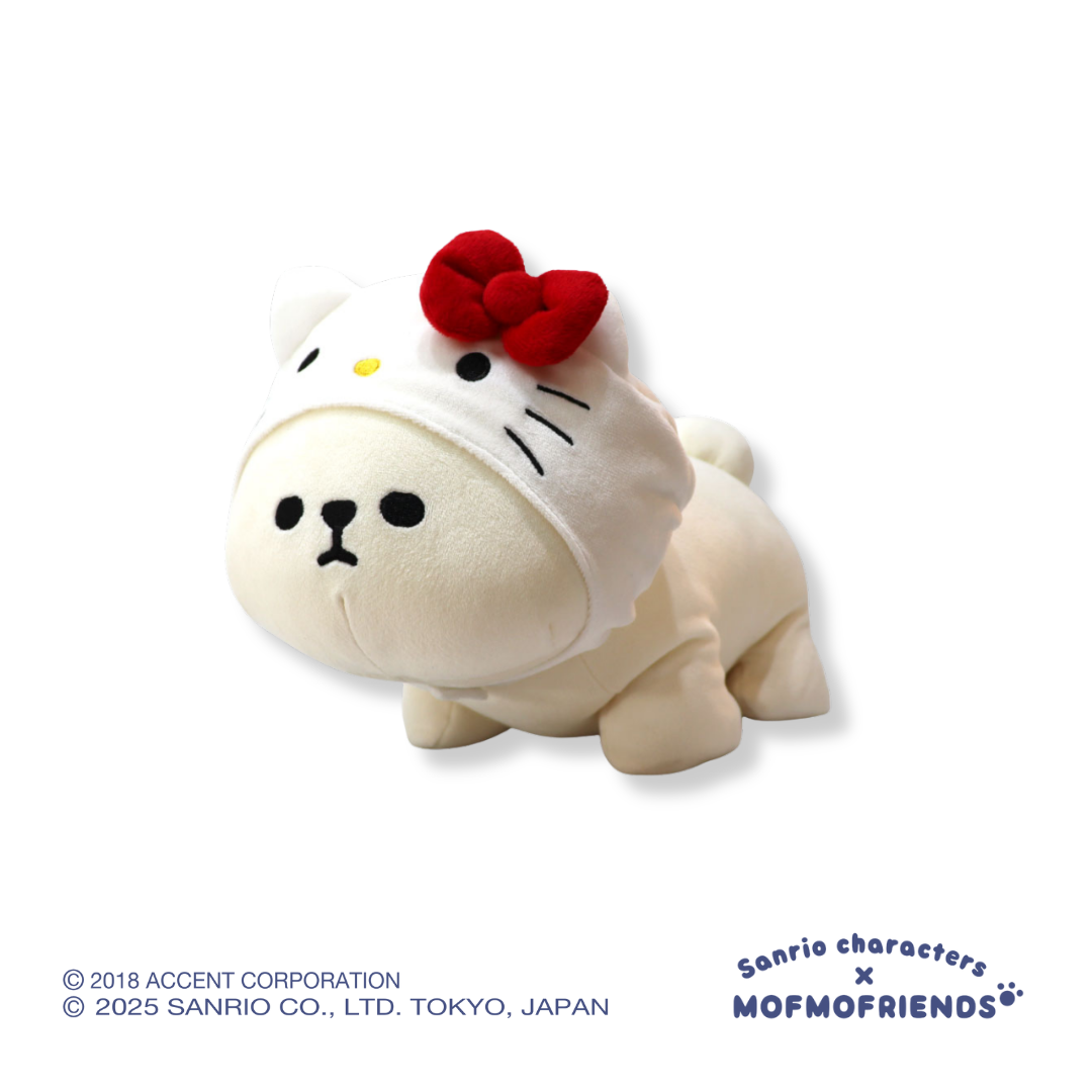 [Sanrio X MofmoFriends] Hello Kitty Bichon Frise Plush