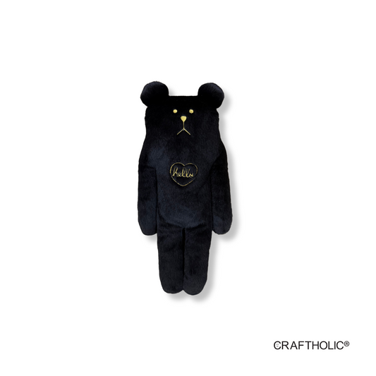 Craftholic Hello Craft Black Sloth Hugging Cushion