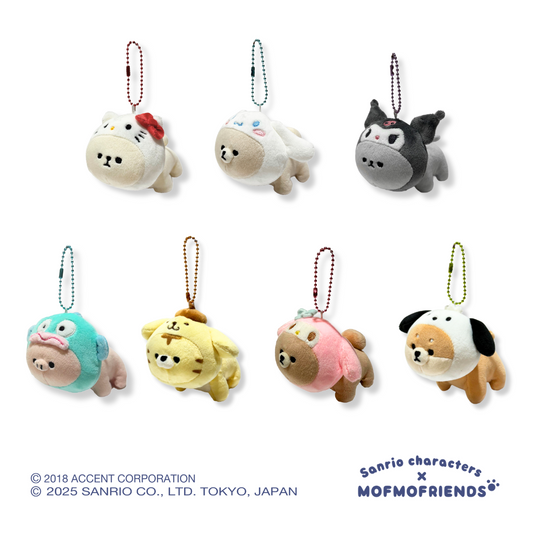 [Sanrio X MofmoFriends] Nakayoshi Mascot Plush Charm