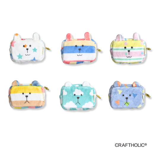 Craftholic Rectangle Plush Pouch