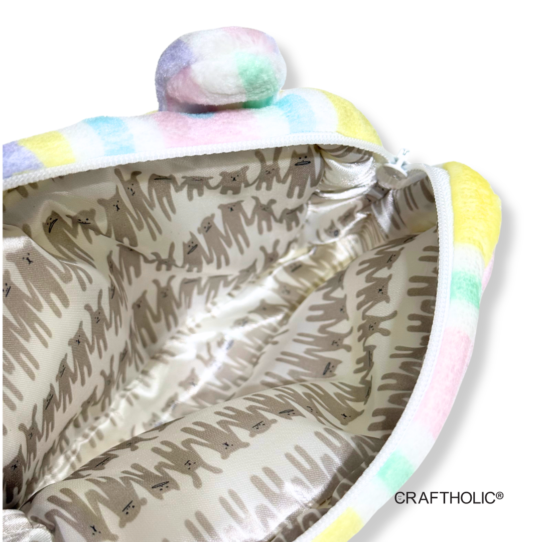 Craftholic Rectangle Plush Pouch