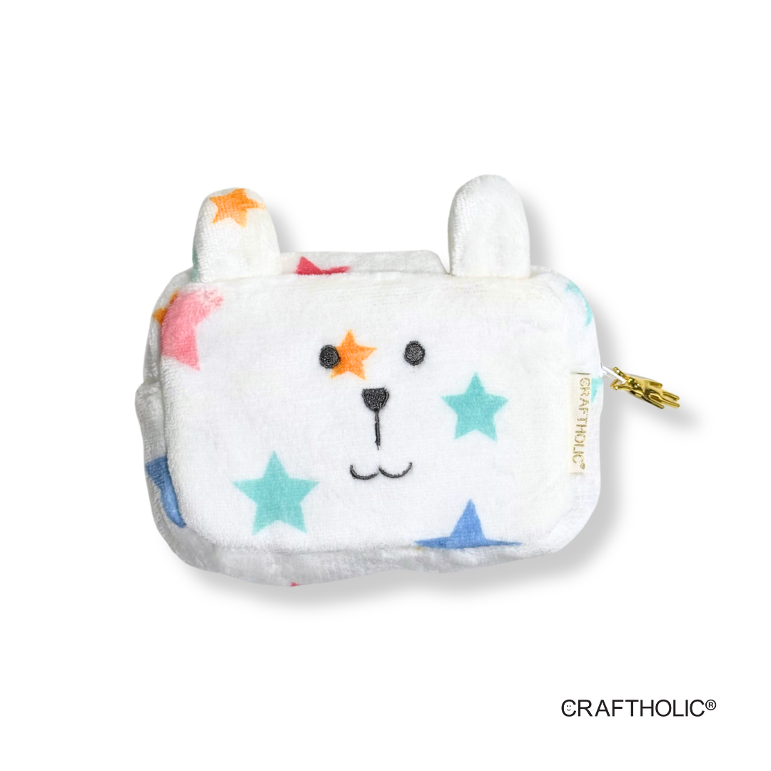 Craftholic Rectangle Plush Pouch