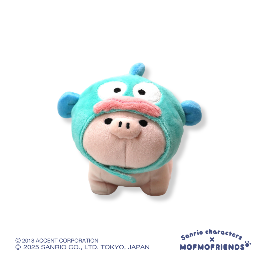 [Sanrio X MofmoFriends] Hangyodon Micro Pig Plush