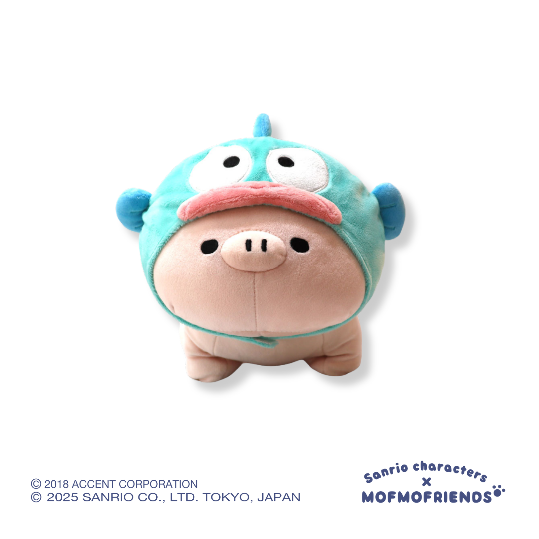 [Sanrio X MofmoFriends] Hangyodon Micro Pig Plush