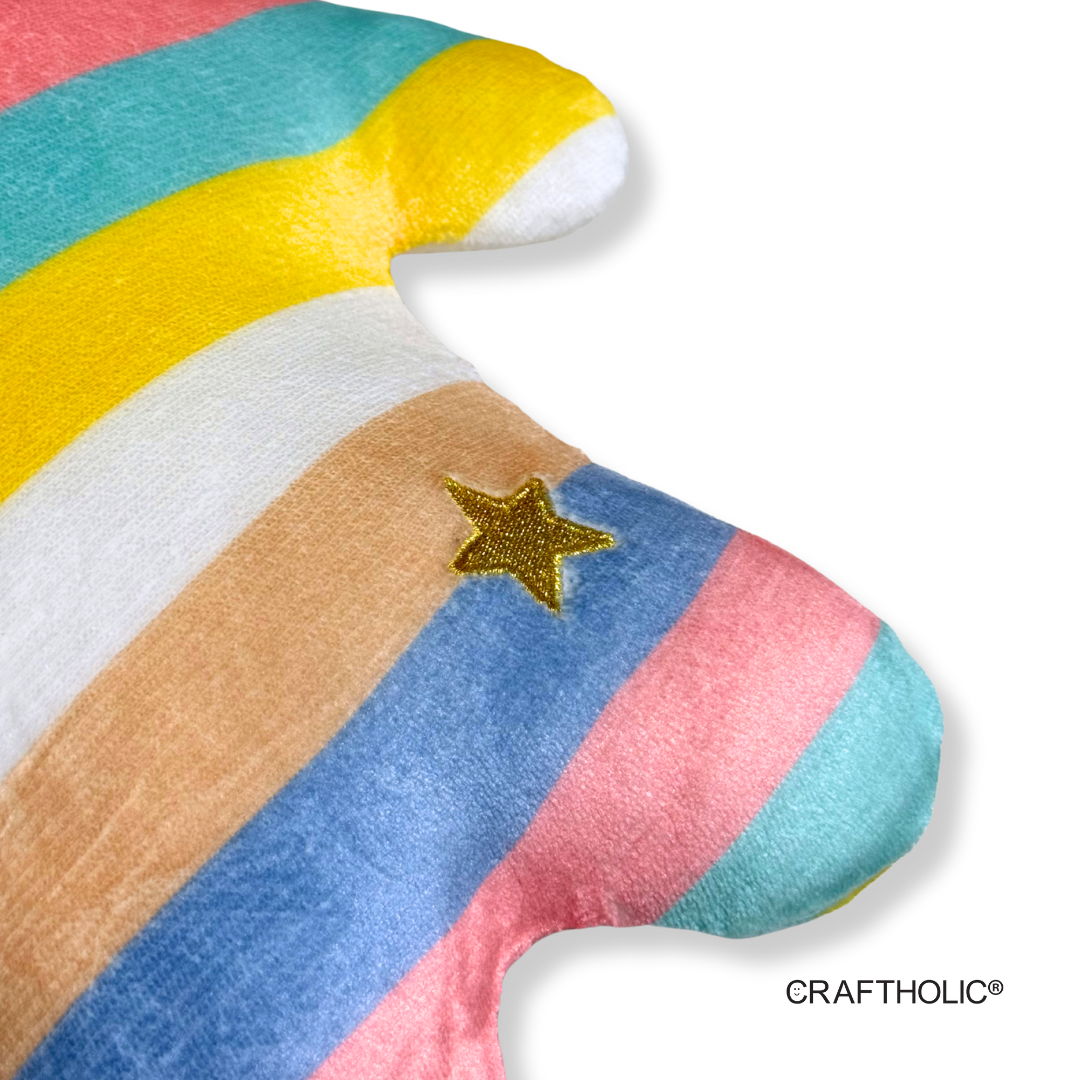 Craftholic Confetti Sloth Pillow Cushion