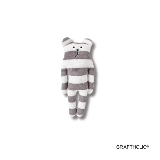 Craftholic Grey Border Sloth Hugging Cushion