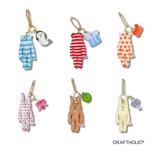 Craftholic Singapore Icons Plush Keychain