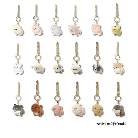 MofmoFriends Mini Plush Keychain