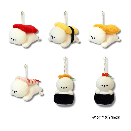 MofmoFriends Sushi Mascot Charm Keychain