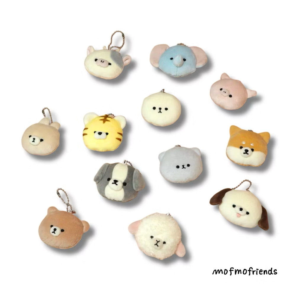 MofmoFriends Face Charm Keychain