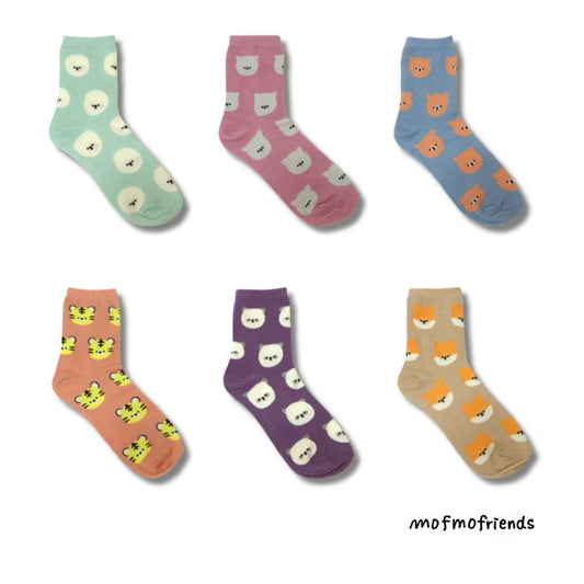 MofmoFriends Patterned Socks