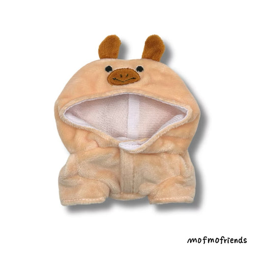 MofmoFriends Ankylosaurus Dinosaur Plush Hoodie - Small