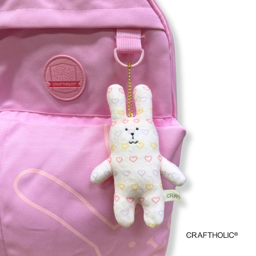 Craftholic Backpack with Plush Charm