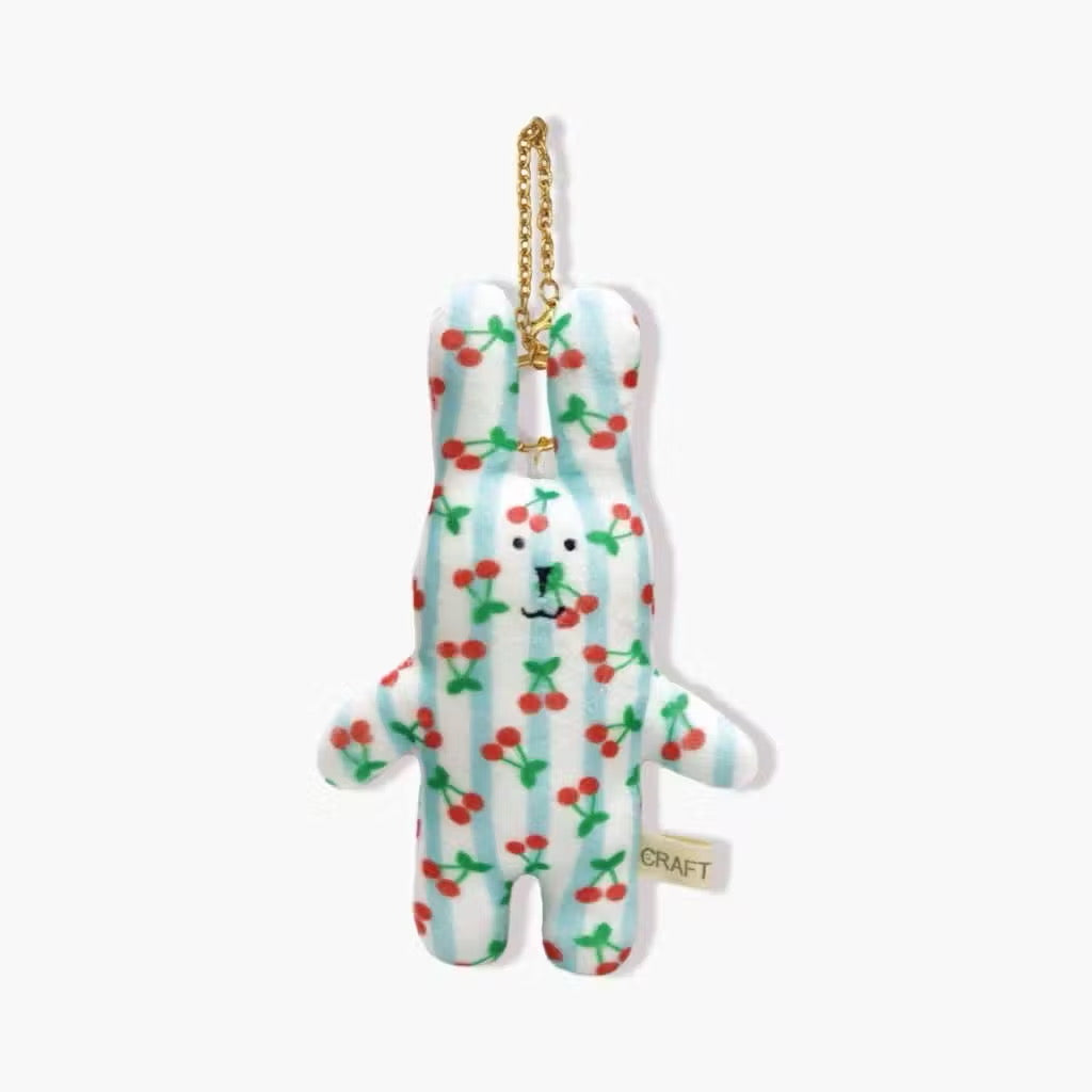 Craftholic Cherry Border Craft Mascot Plush Keychain