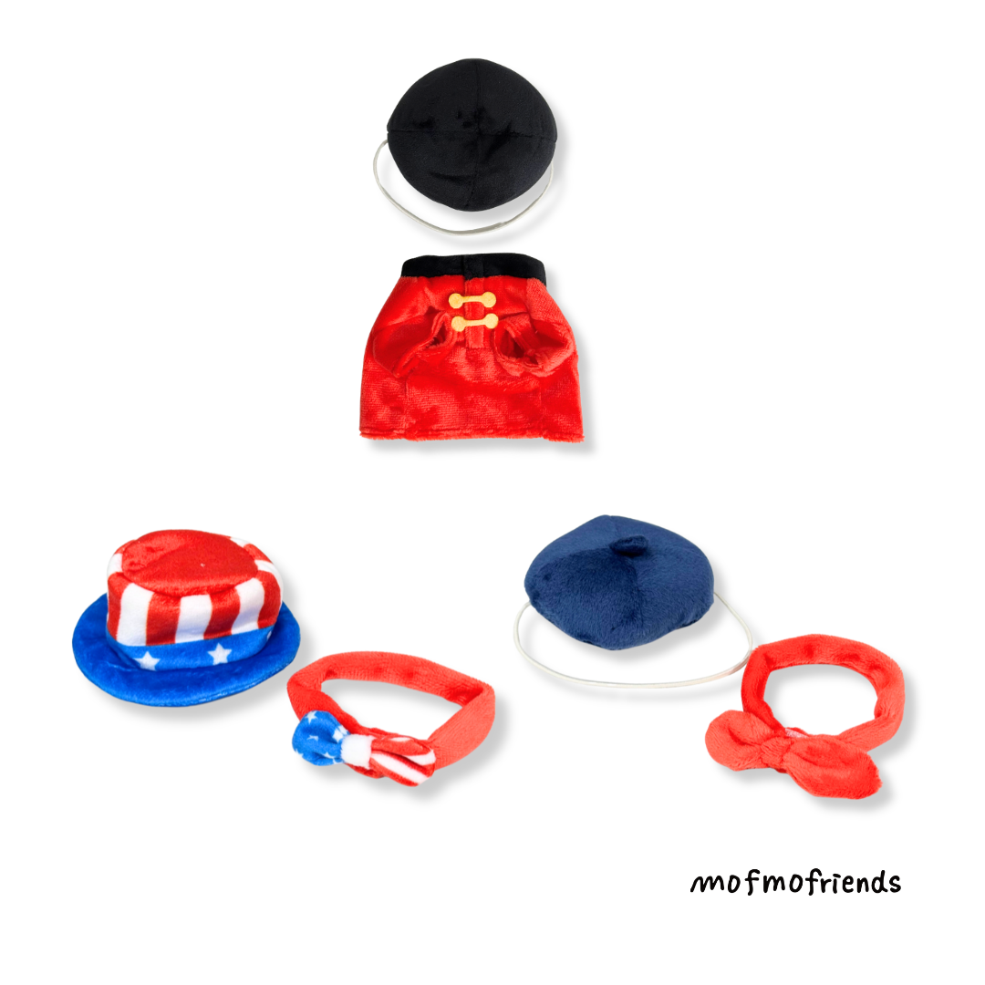 MofmoFriends Around The World Series Outfit Set - Small