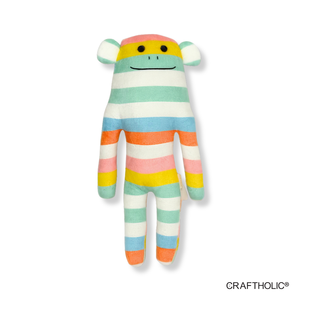 Craftholic Rainbow Border Loris Hugging Cushion