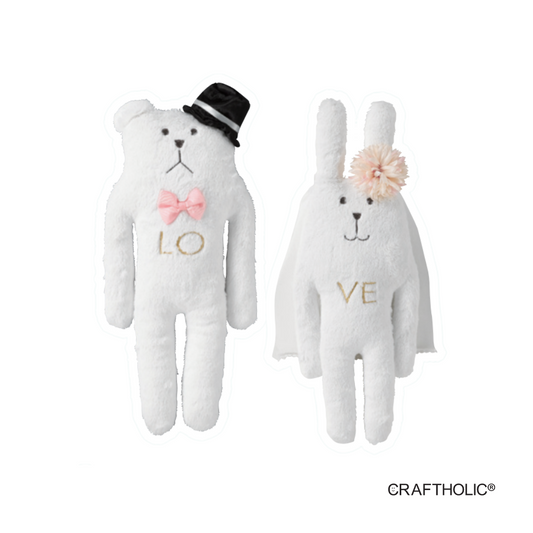 Craftholic Wedding Craft Hugging Cushion Set