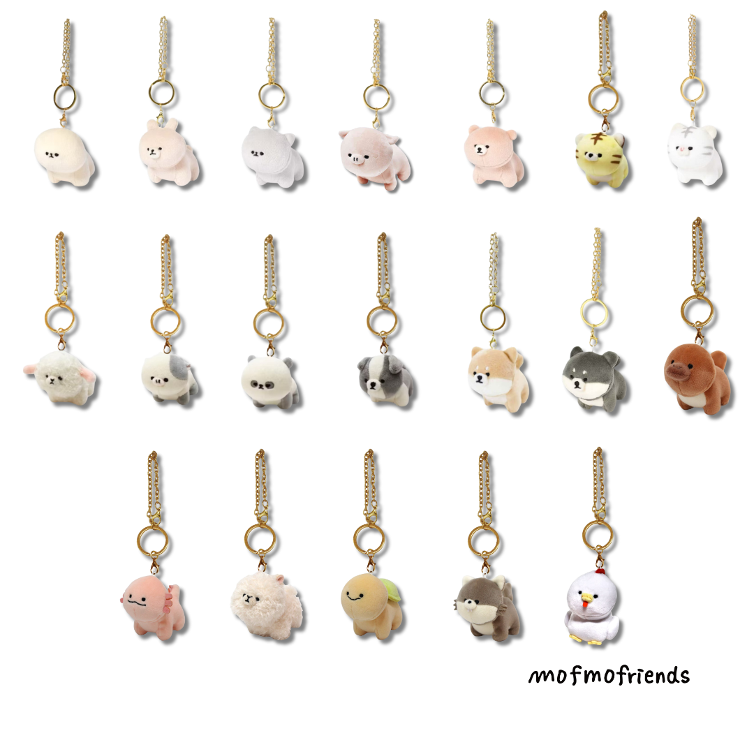 MofmoFriends Mini Plush Keychain