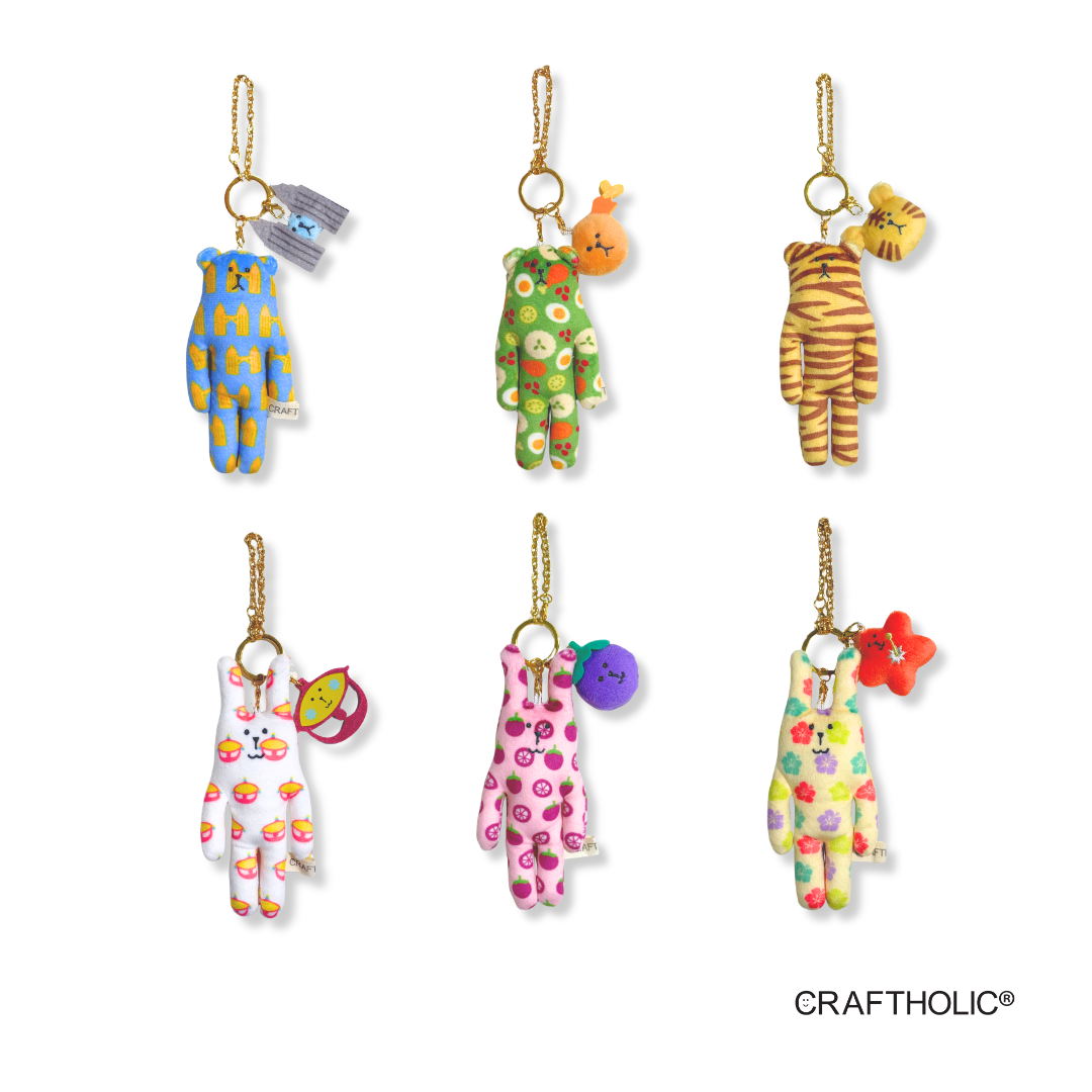 Craftholic Malaysia Icons Plush Keychain